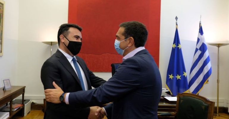 Συνάντηση του Προέδρου του ΣΥΡΙΖΑ – Προοδευτική Συμμαχία Αλέξη Τσίπρα με τον Πρωθυπουργό της Βόρειας Μακεδονίας Ζόραν Ζάεφ