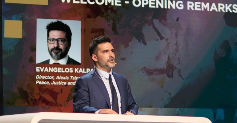 Β. Καλπαδάκης: Αναγκαίο όσο ποτέ να μιλήσουμε για τη Δημοκρατία και την Κοινωνική Δικαιοσύνη  μαζί  και από τις δύο πλευρές του Ατλαντικού