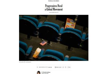 Η 2η Διεθνής Διάσκεψη του Ινστιτούτου Αλ. Τσίπρα στους NY Times – “Οι προοδευτικοί χρειάζονται ένα παγκόσμιο κίνημα”